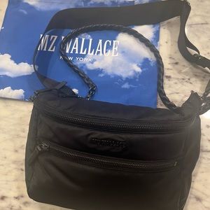 MZ Wallace Sling Bag - Black with black hardware